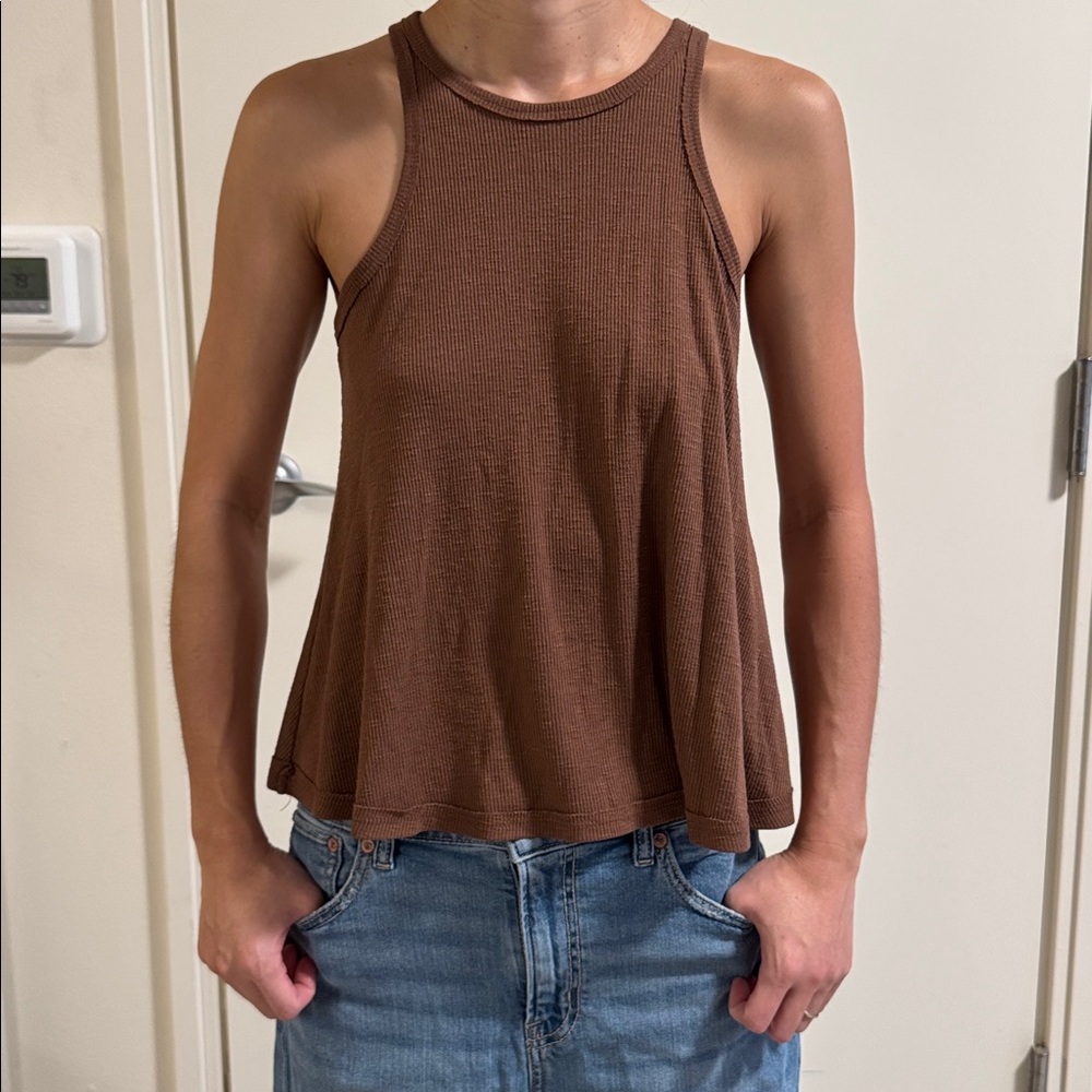 FP We The Free Brown Tank Top